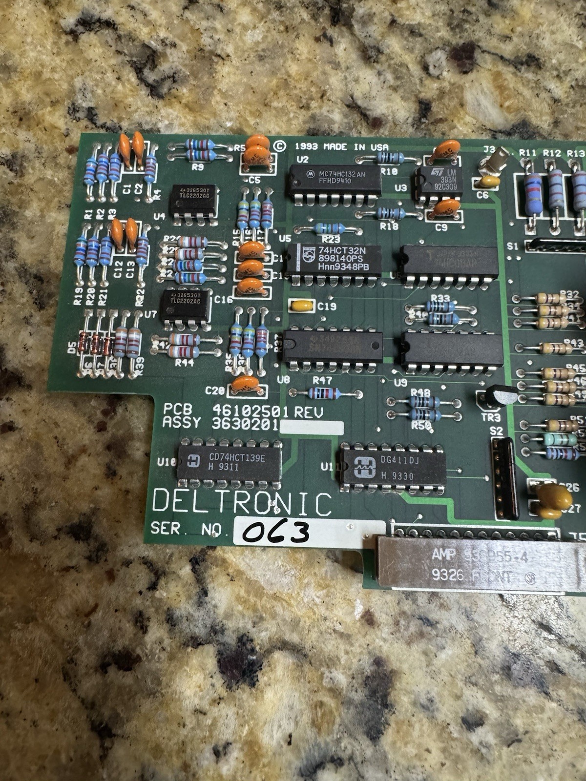Deltronic PCB 46102501 3630201 Circuit Board Card