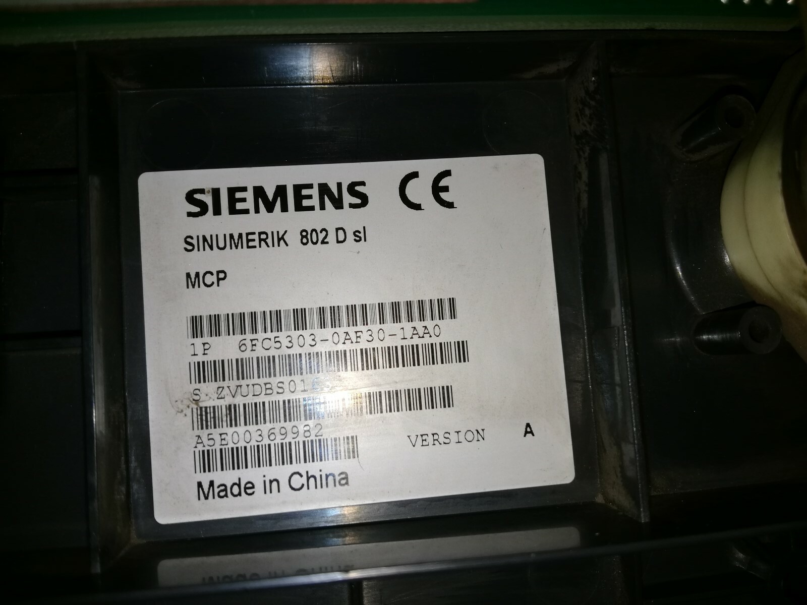 Siemens 6FC53030AF301AA0 CONTROL PANEL