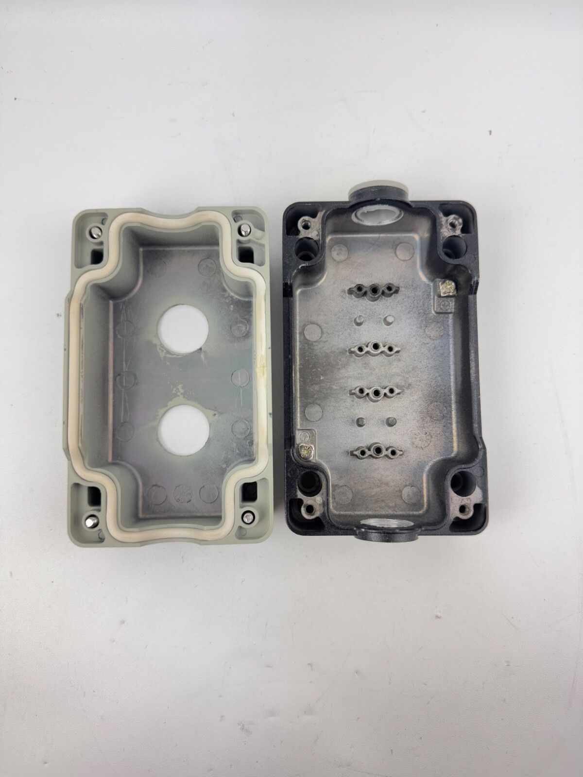 Altech Corp 2014C13 PDC Aluminum Enclosure for 2PB black/pebble gray