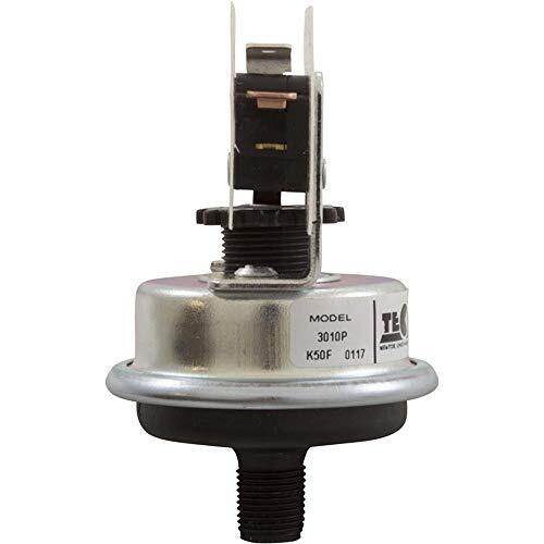Tecmark 3010P Pressure Switch , , 25A, 1/8mpt, SPNO, Plastic