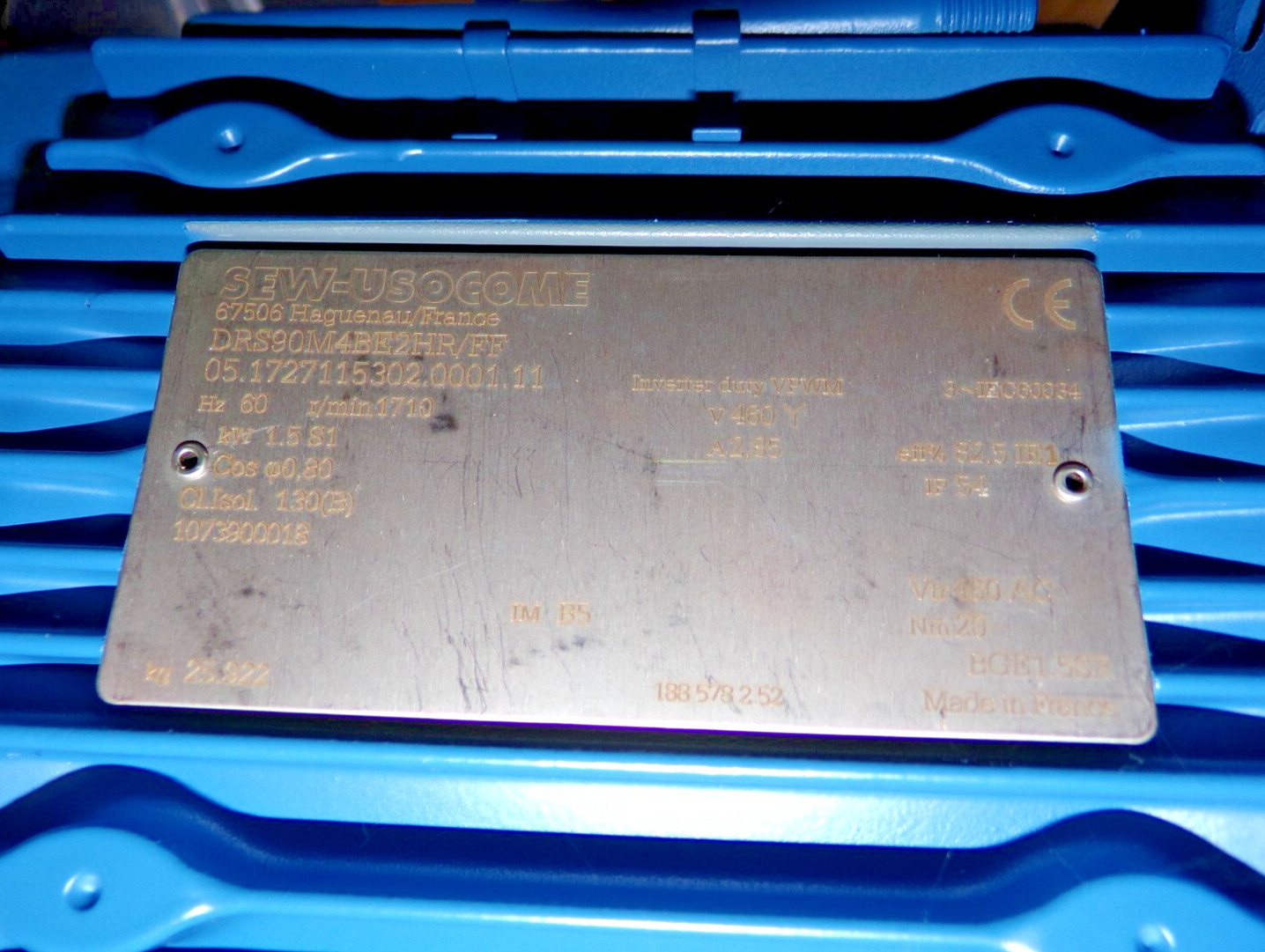 New Sopap Rotary Indexer Table 1.5 KW 460 VAC TA 125-2-300-3