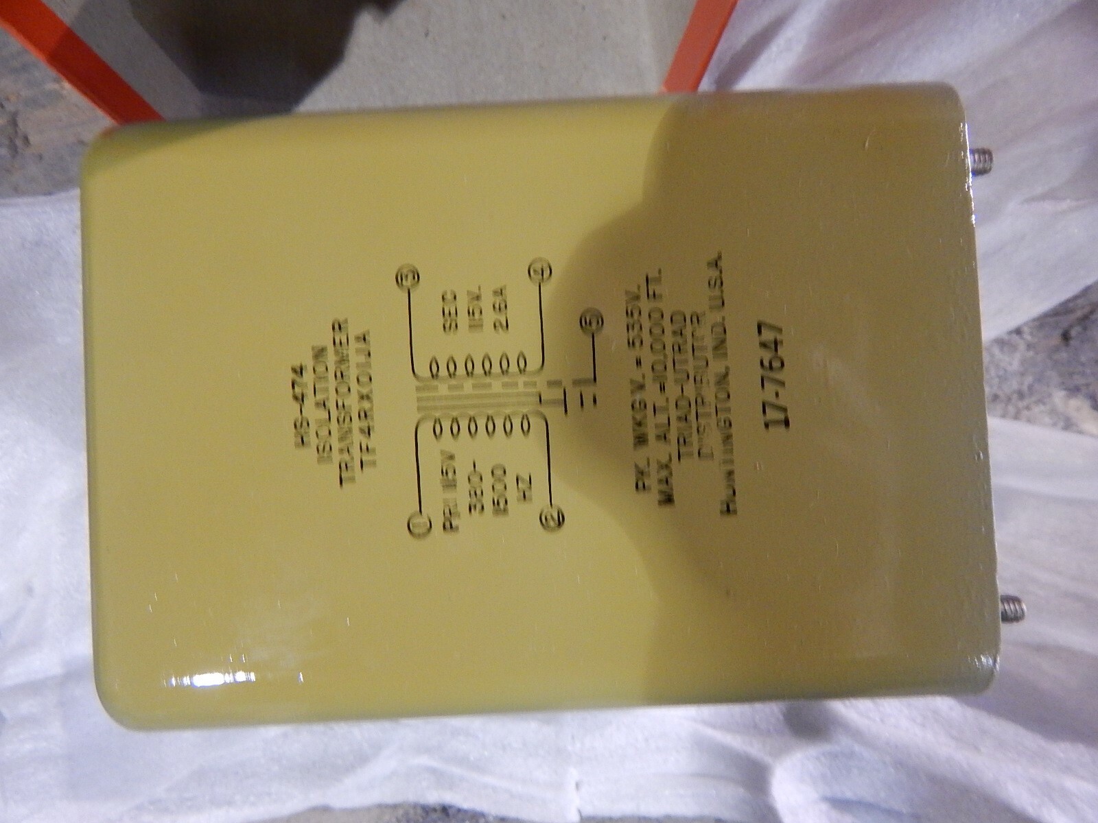 NEW Triad HS-474 400 Cycle Isolation Transformer 115V *FREE SHIPPING*