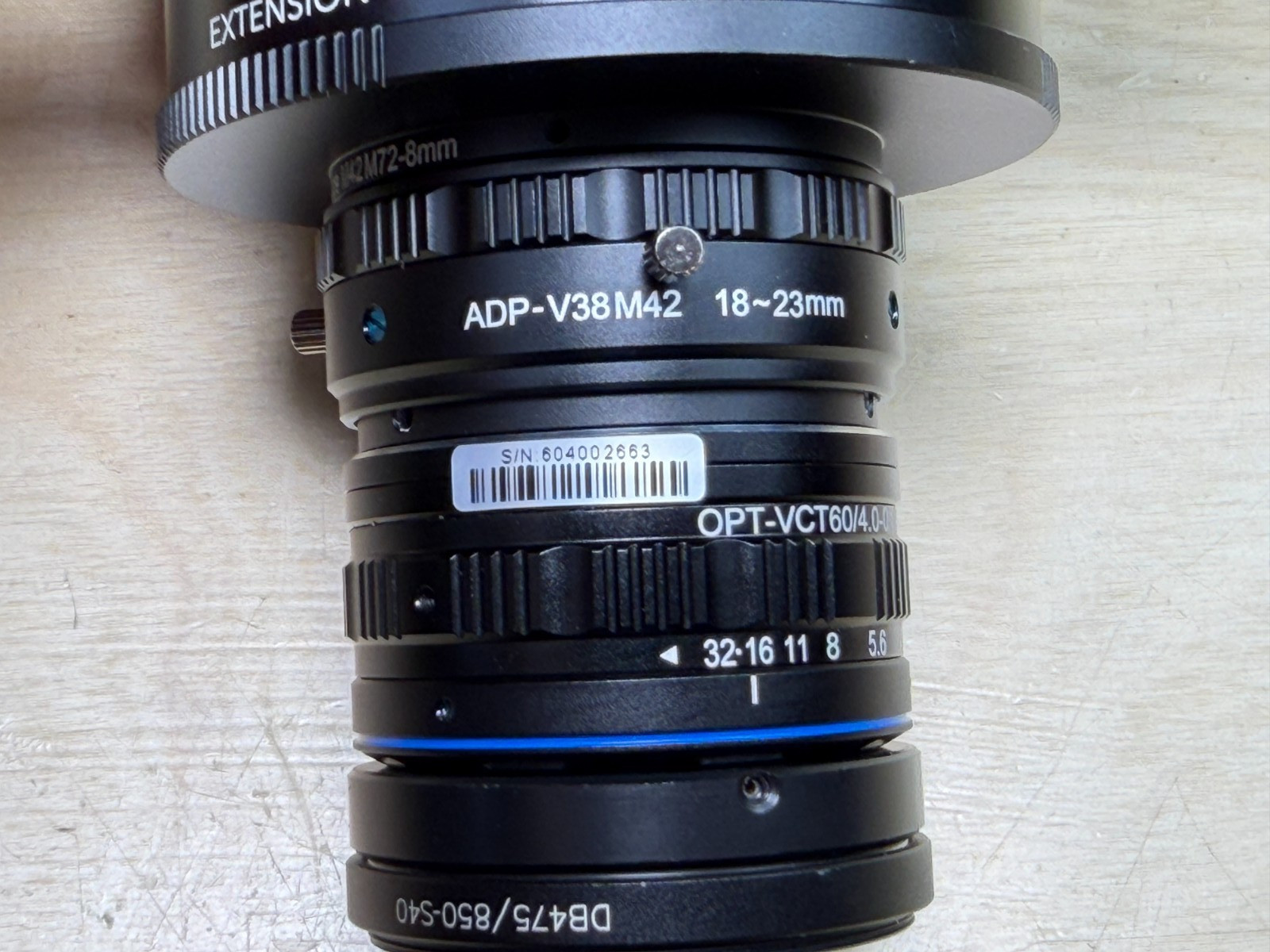 ISRA isLC-2x8K-100T-R0.2 Slim Cam, ADP-V38M42, OPT-VCT604/4.0