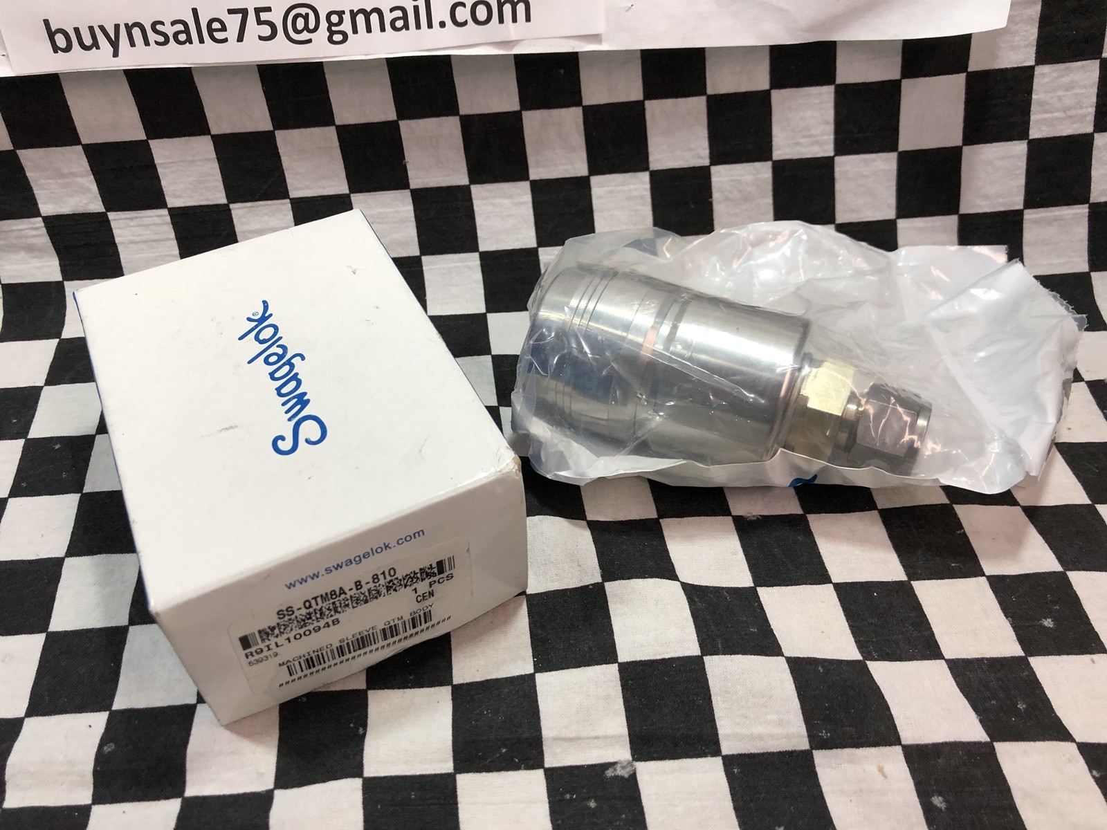 SWAGELOK Quick Connect Body 1/2″, SS-QTM8A-B-810, SHIPSAMEDAY,