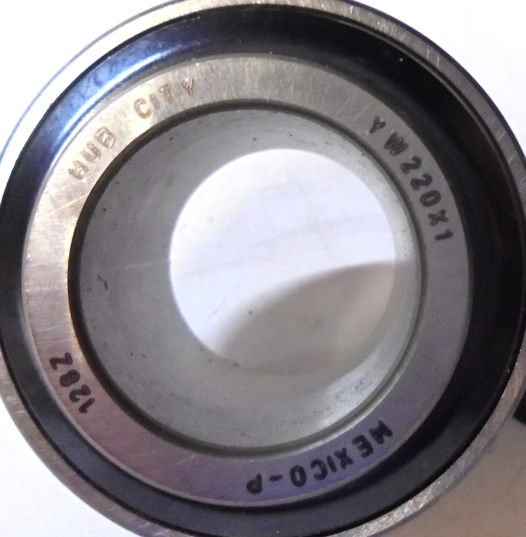 HUB CITY INSERT BALL BEARING, YW220X1, 1″ BORE, 72 MM OD, ECCENTRIC LOCK COLLAR