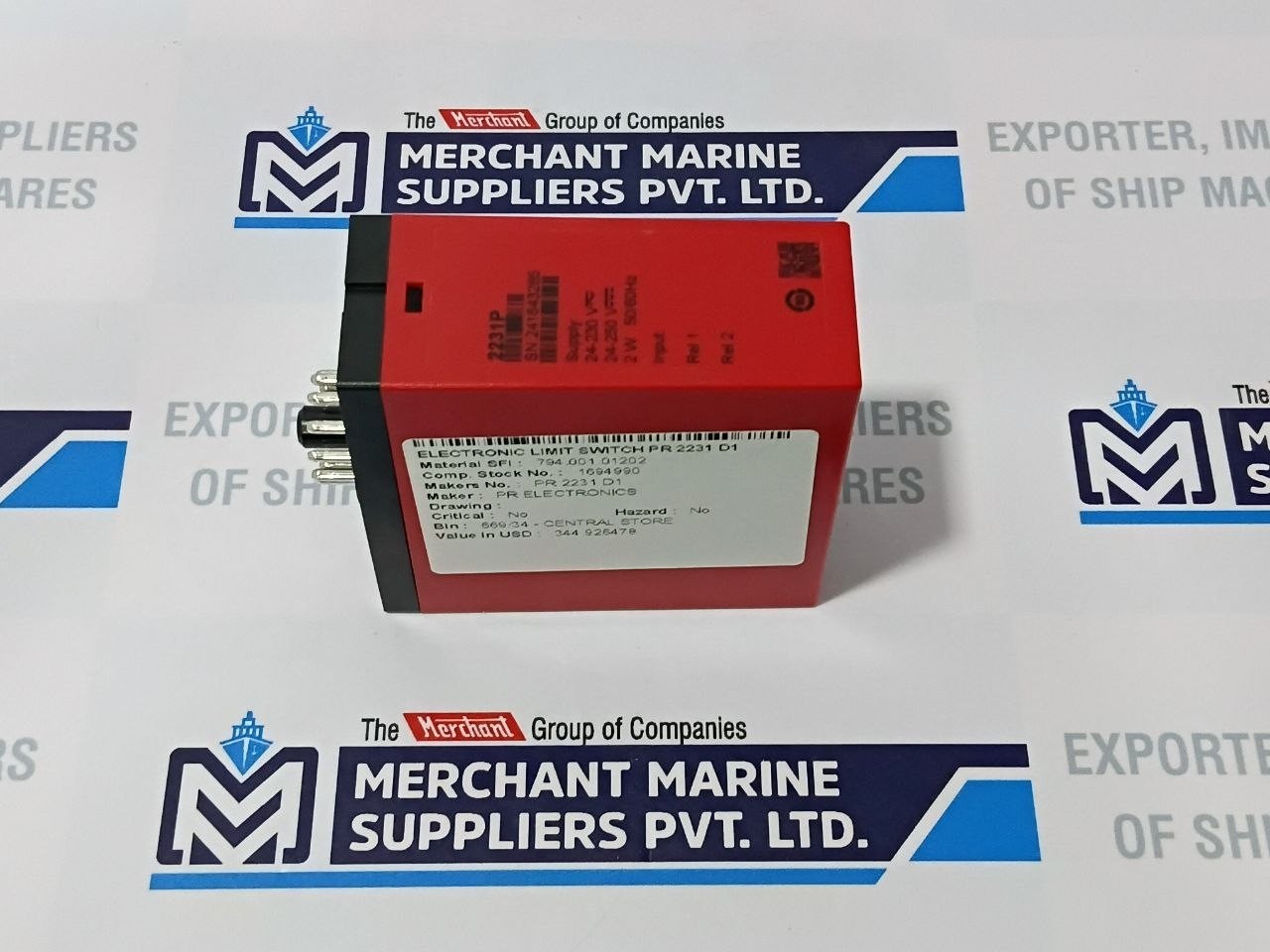 PR Electronics 2231 Trip Amplifier 2231P 24-230VAC 24-250VDC 2W 50/60HZ