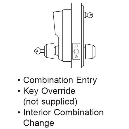 DORMAKABA LL1021C-26D-41 Simplex Lever Lock Corbin Russwin