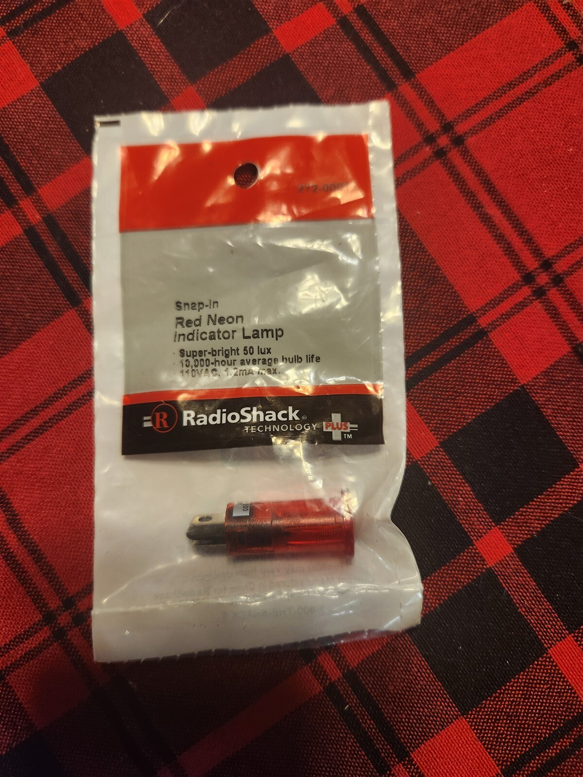 NEW Radio Shack 272-0001 Red Neon Indicator Lamp *FREE SHIPPING*