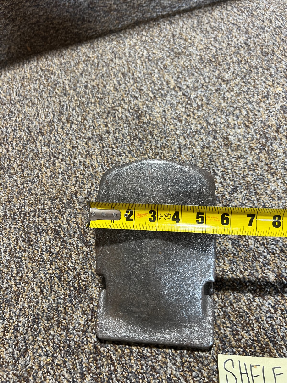 Railway Guard Casting Wedge 5.5″ Wide 8″ base x 9″ 0 200