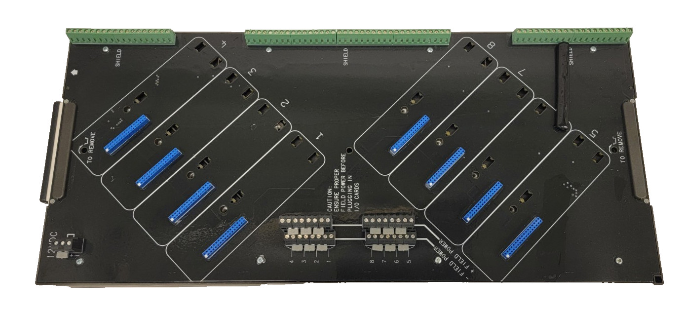 New Open Box Emerson KJ4003X1-BA1 8-W VerticalPLUS I/O Carrier Left