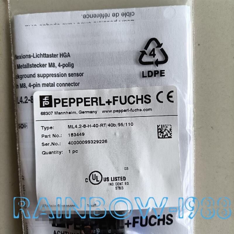 FOR P+F ML4.2-8-H-40-RT/40b/95/110 Photoelectric switch sensor 183449