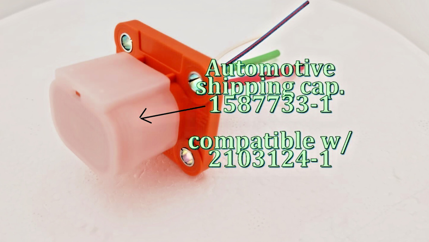 20 PCS NEW TE 1587733-1 Automotive Connectors SHIPPING CAP, CAP HVA280-3PM