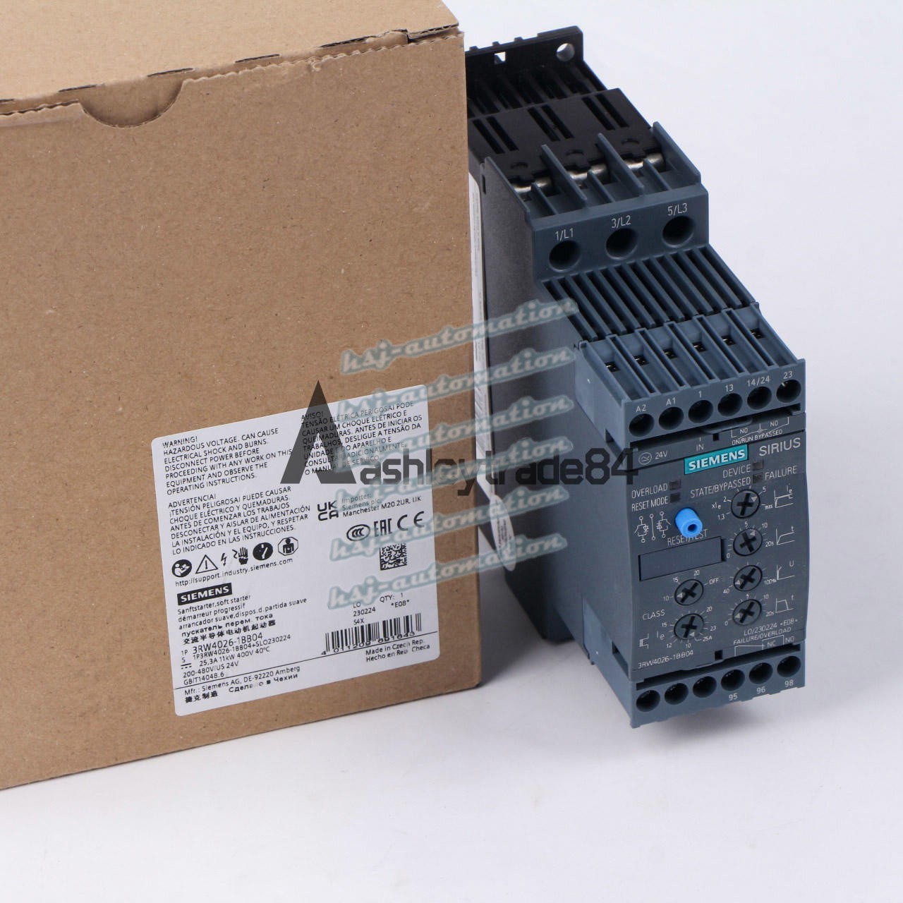 ONE NEW 3RW4026-1BB04 Siemens Soft Starter 3RW 4026-1BB04