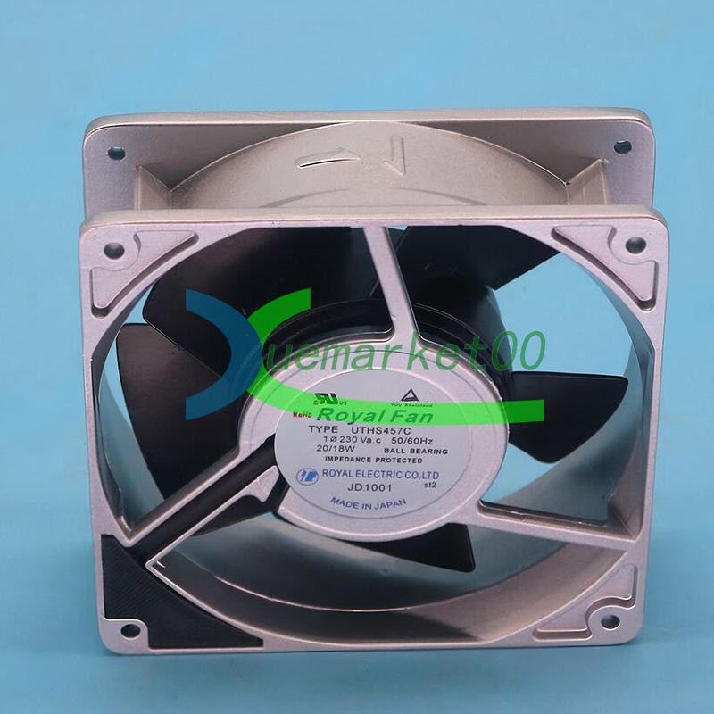 1PCS New ROYAL FAN UTHS457C Metal Cooling Fan AC 230V 20/18W