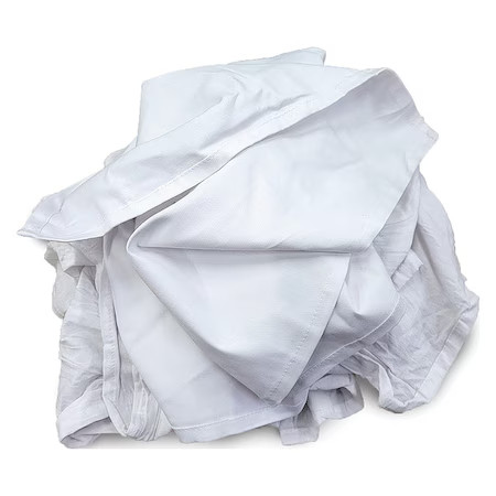 Zoro Select Ww99602 Cleaning Rags, White, 50 Lb, Ww99602