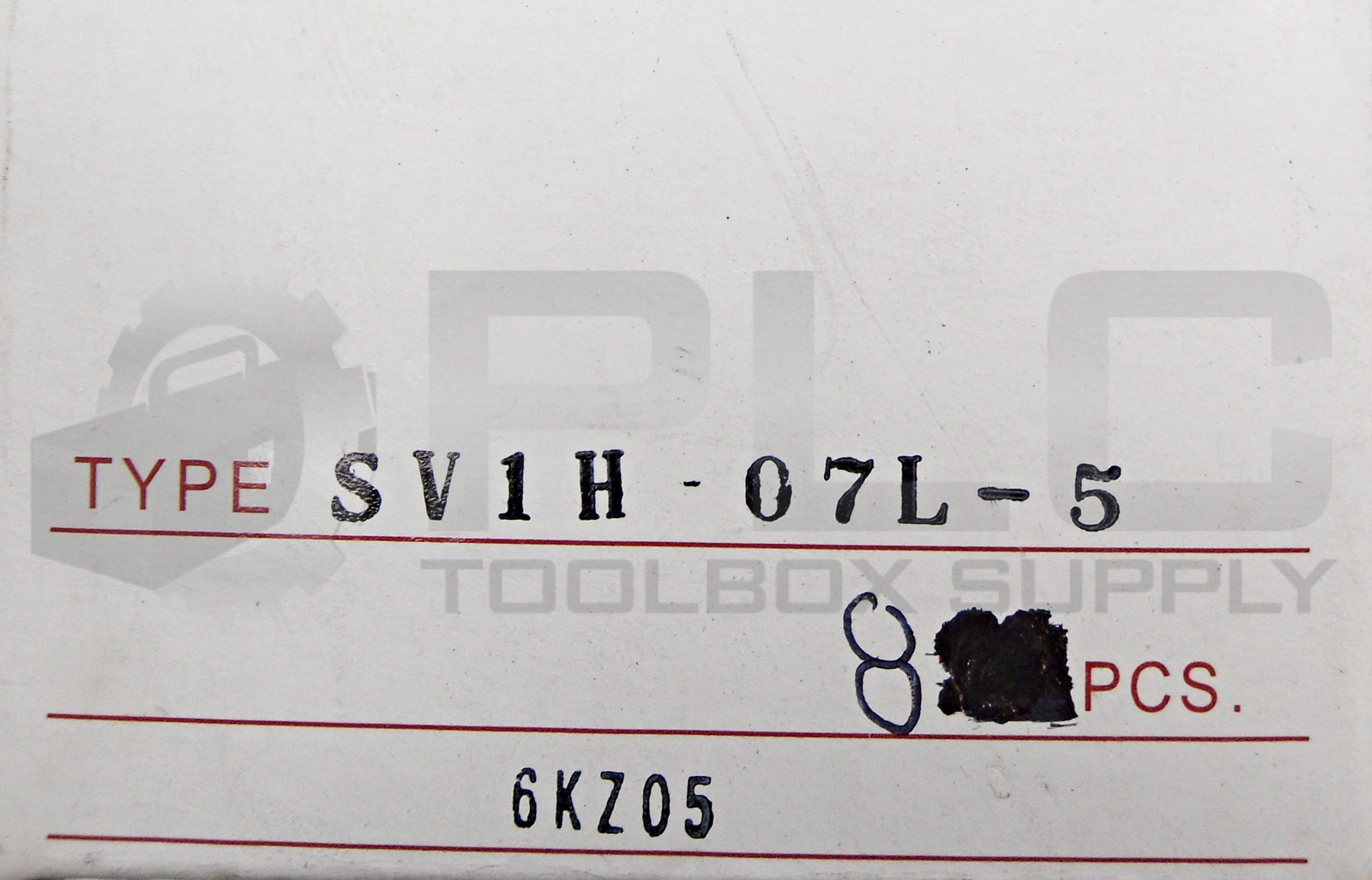 BOX OF 8 NEW IDEC SV1H-07L-5 SOCKET TYPE FOR RV8H MODEL SERIES
