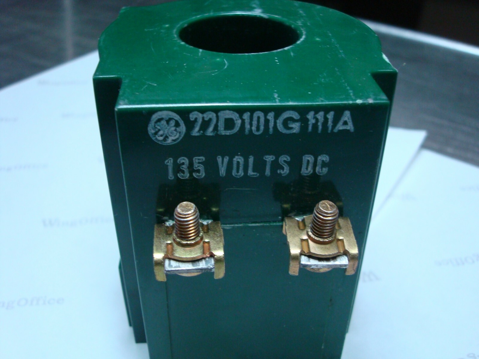 GENERAL ELECTRIC 22D101G111A 135VDC CONTROL COIL NNB