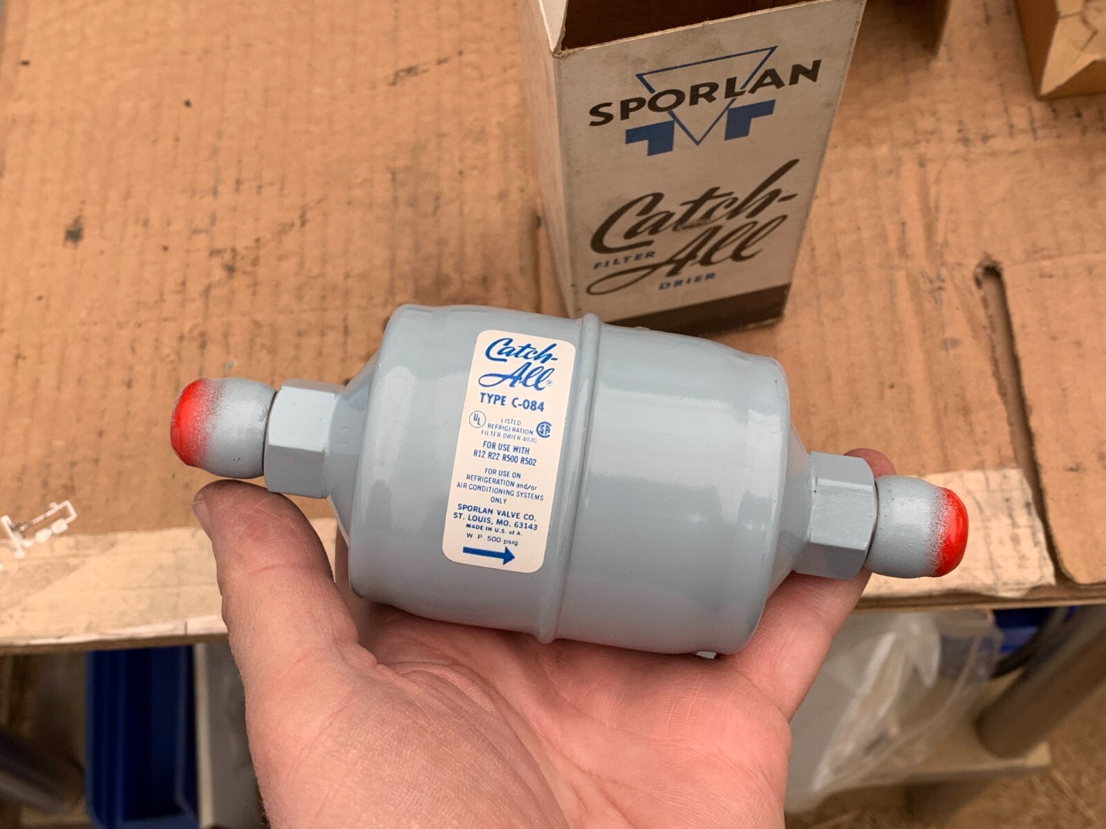 Sporlan Catch-All Liquid Line Drier 1/2″ Flare P/N C-084
