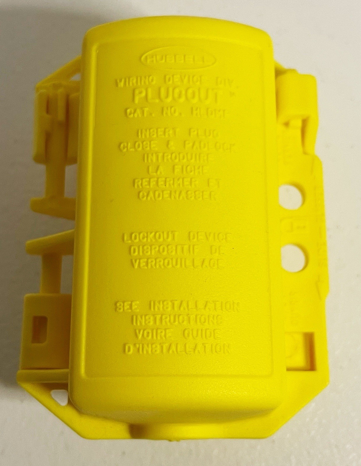 Hubbell HLDMP Lockout Device High Visibility Yellow HGO New