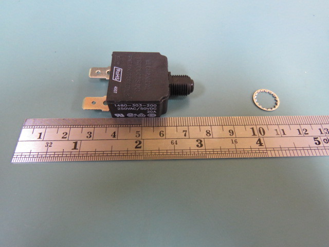 MECHANICAL PRODUCTS 1480-303-200-G1 Qty of 10 per Lot BREAKER MINI 20 AMP BLAC