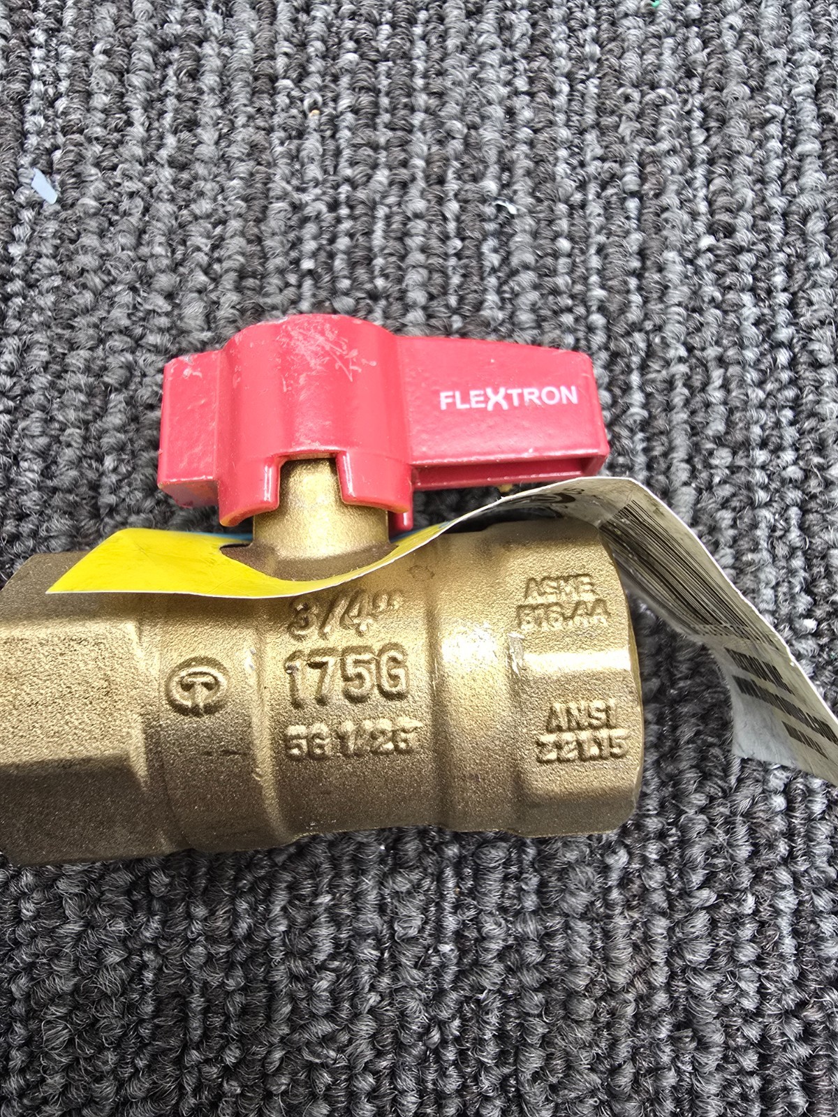 (QTY 3) Flextron FTGV-34F34F Gas Ball Valve 3/4″ FIP x 3/4″ FIP