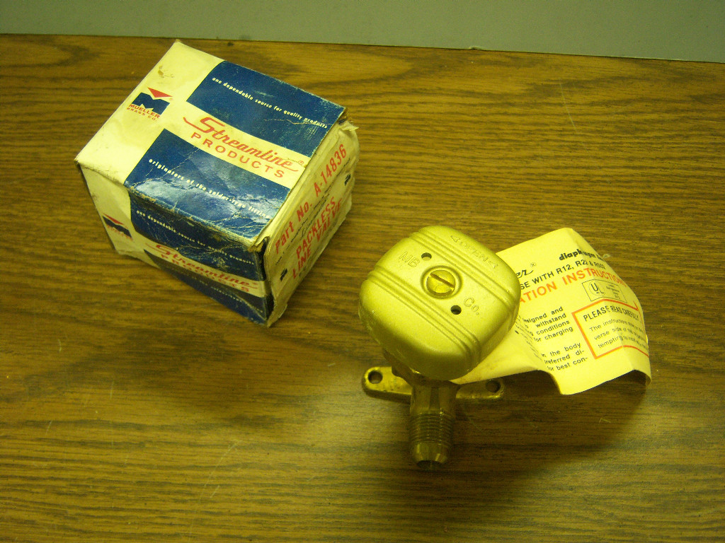 STREAMLINE A-14836 PACKLESS LINE VALVE 1/2″ FLARE TO FLARE NEW