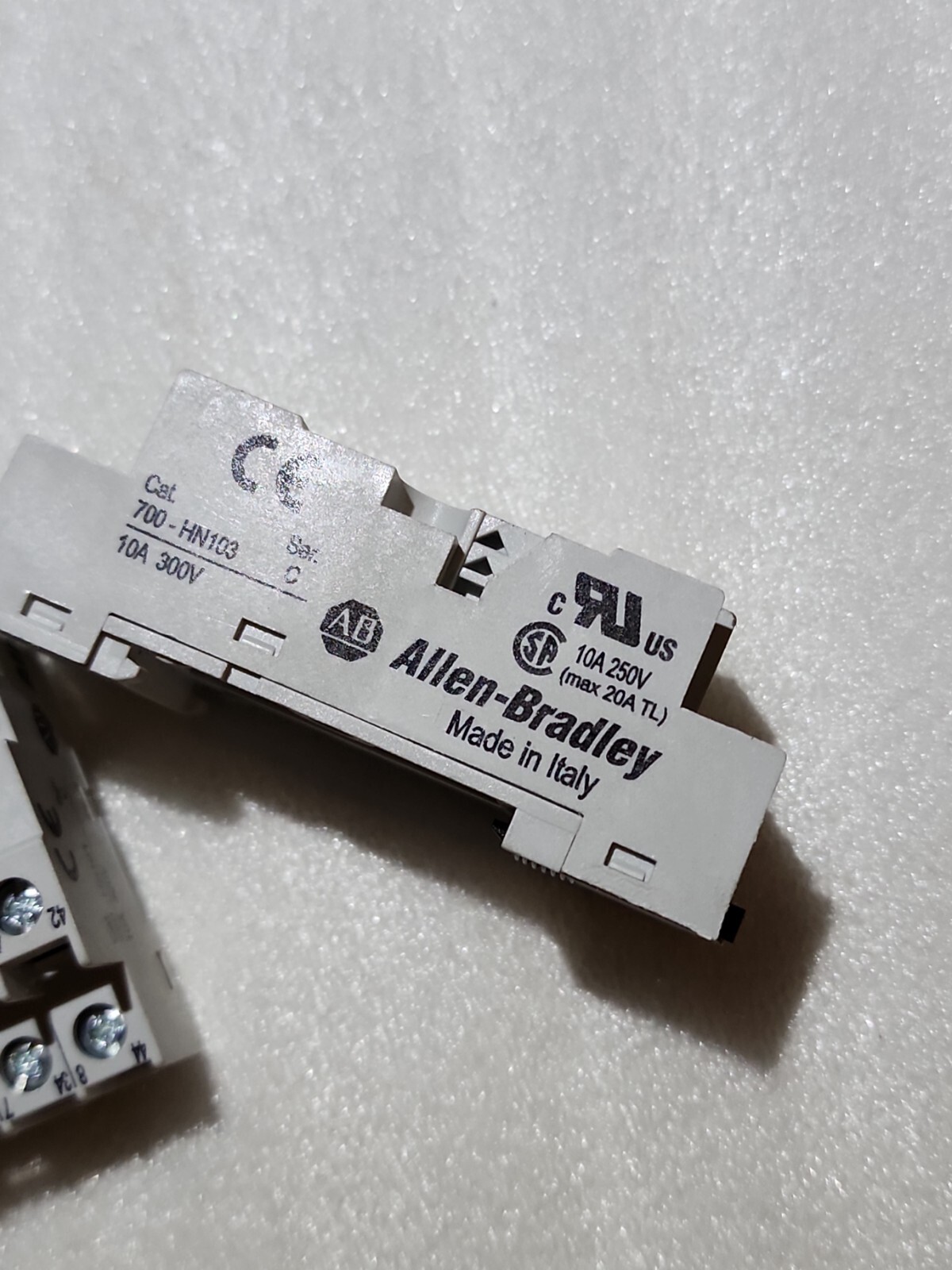 3 Allen Bradley 700-HN103 Series C Relay Socket 10A 300V 700HN103