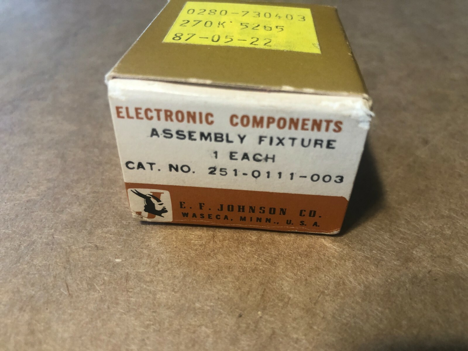 Johnson Company, Plug, Assembly Fixture, 251-0111-003