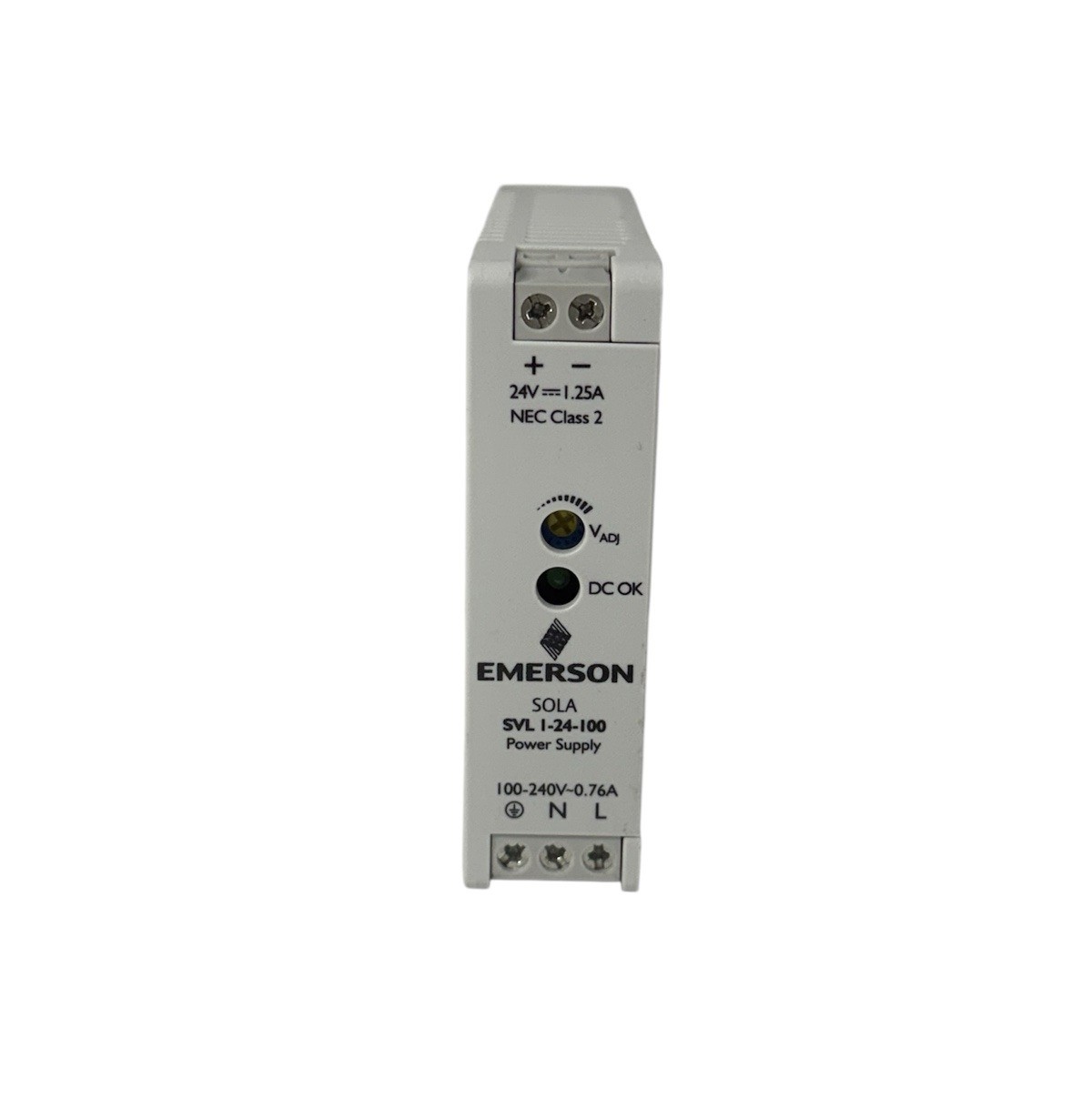Emerson Sola HD SVL 1-24-100 Power Supply – 24V 1.25A NEC Class 2