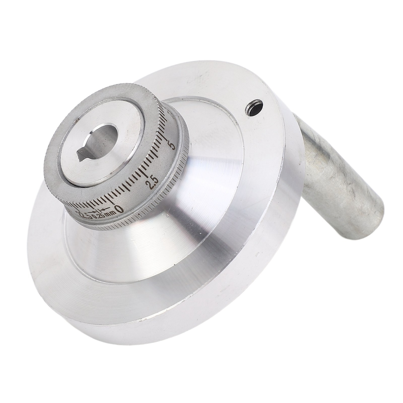Lathe Handwheel 80mm Aluminum Alloy Hand Wheel With Crank Handle For 7×12 7×14