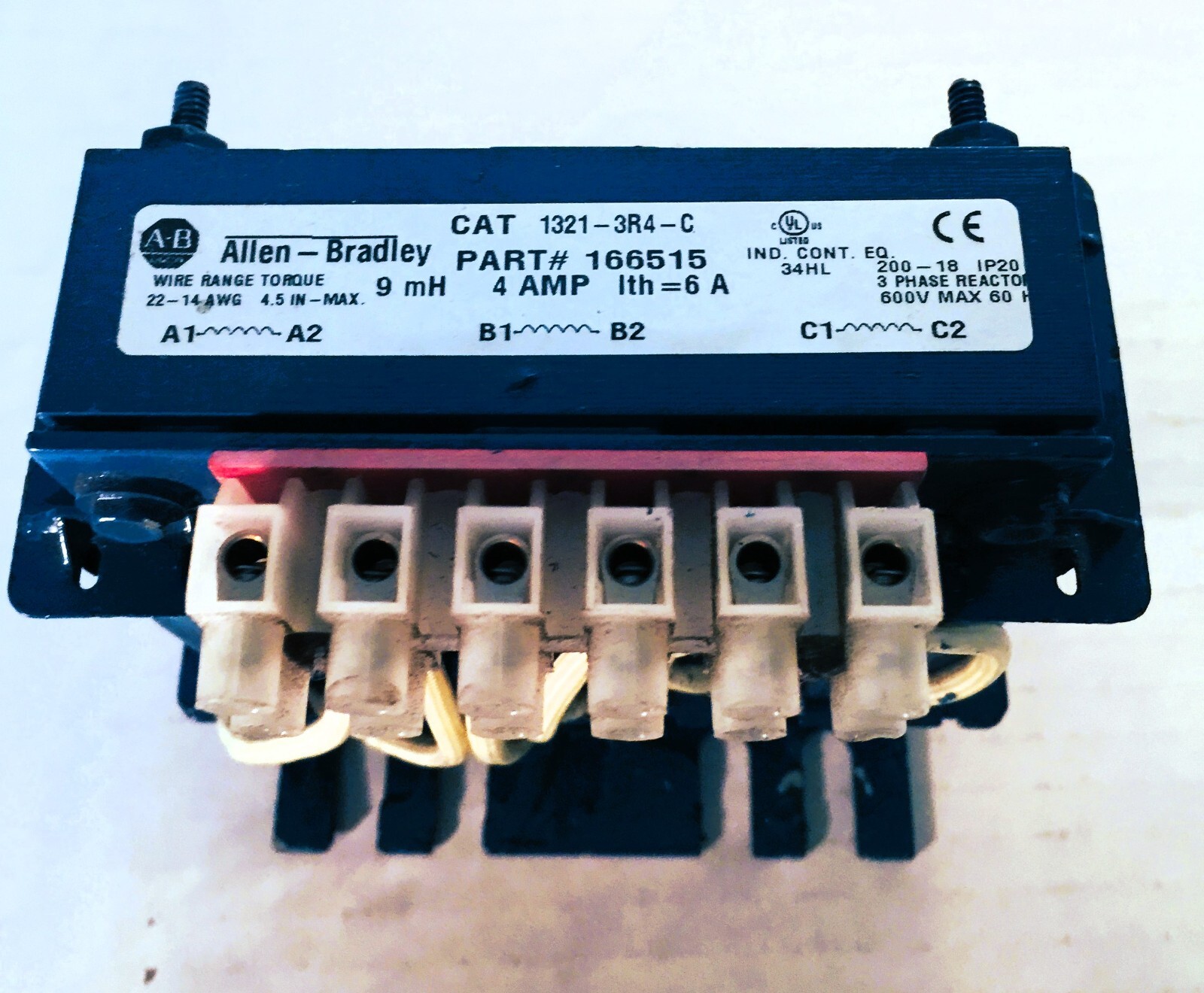 ALLEN BRADLEY 1321-3R4-C LINE REACTOR 166515