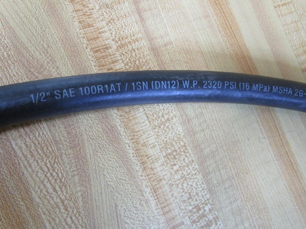 Generic SAE 100R1AT Hydraulic Hose SAE100R1AT 51″ Length (Pack of 3)