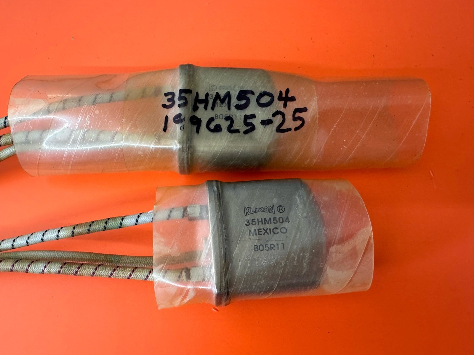 Klixon 35HM On-Winding Motor Protector 3-Phase 35HM504 Qty 2