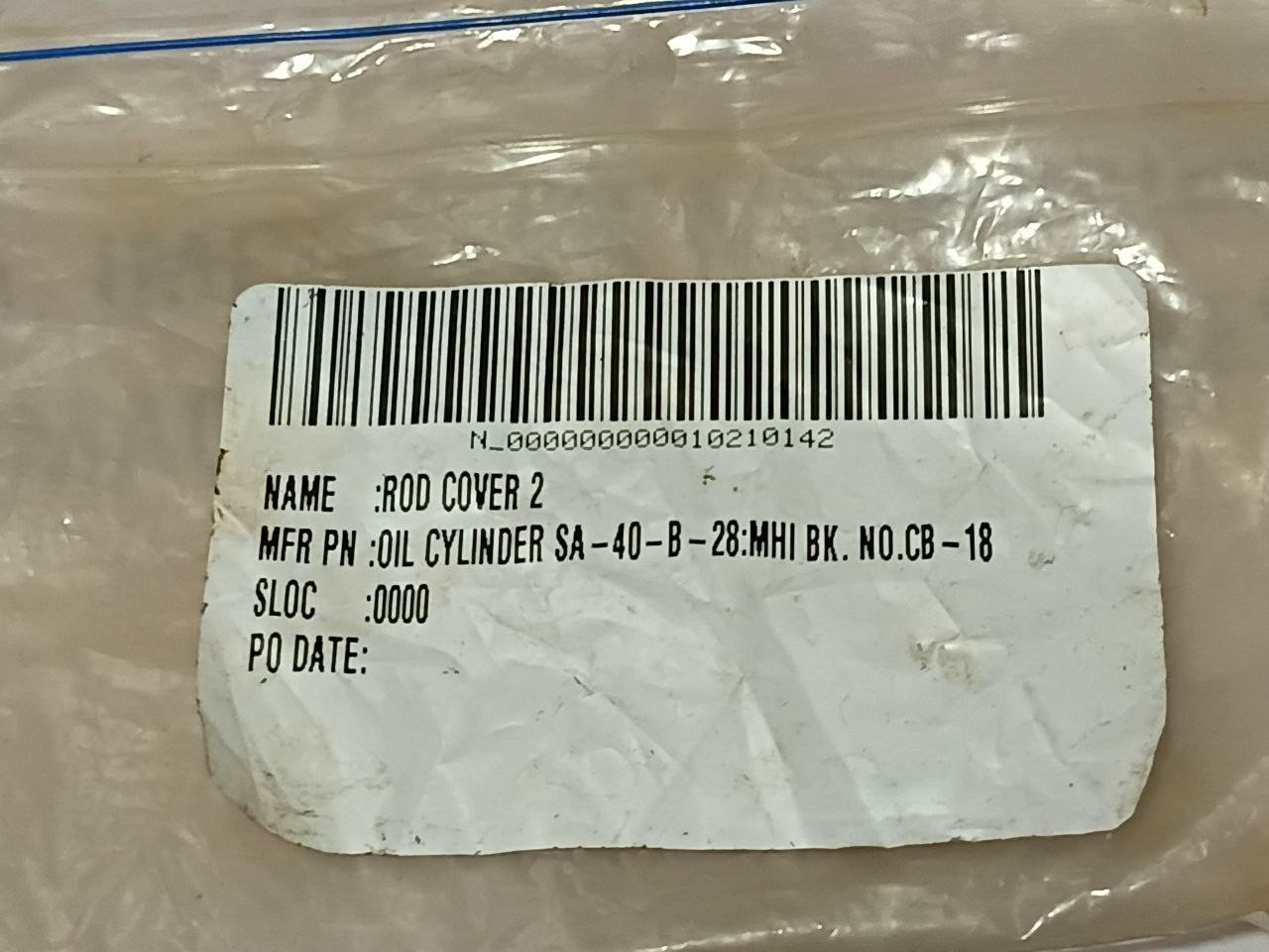 MHI ROD COVER 2 Oil Cylinder SA-40-B-28 CB-18 150Lb