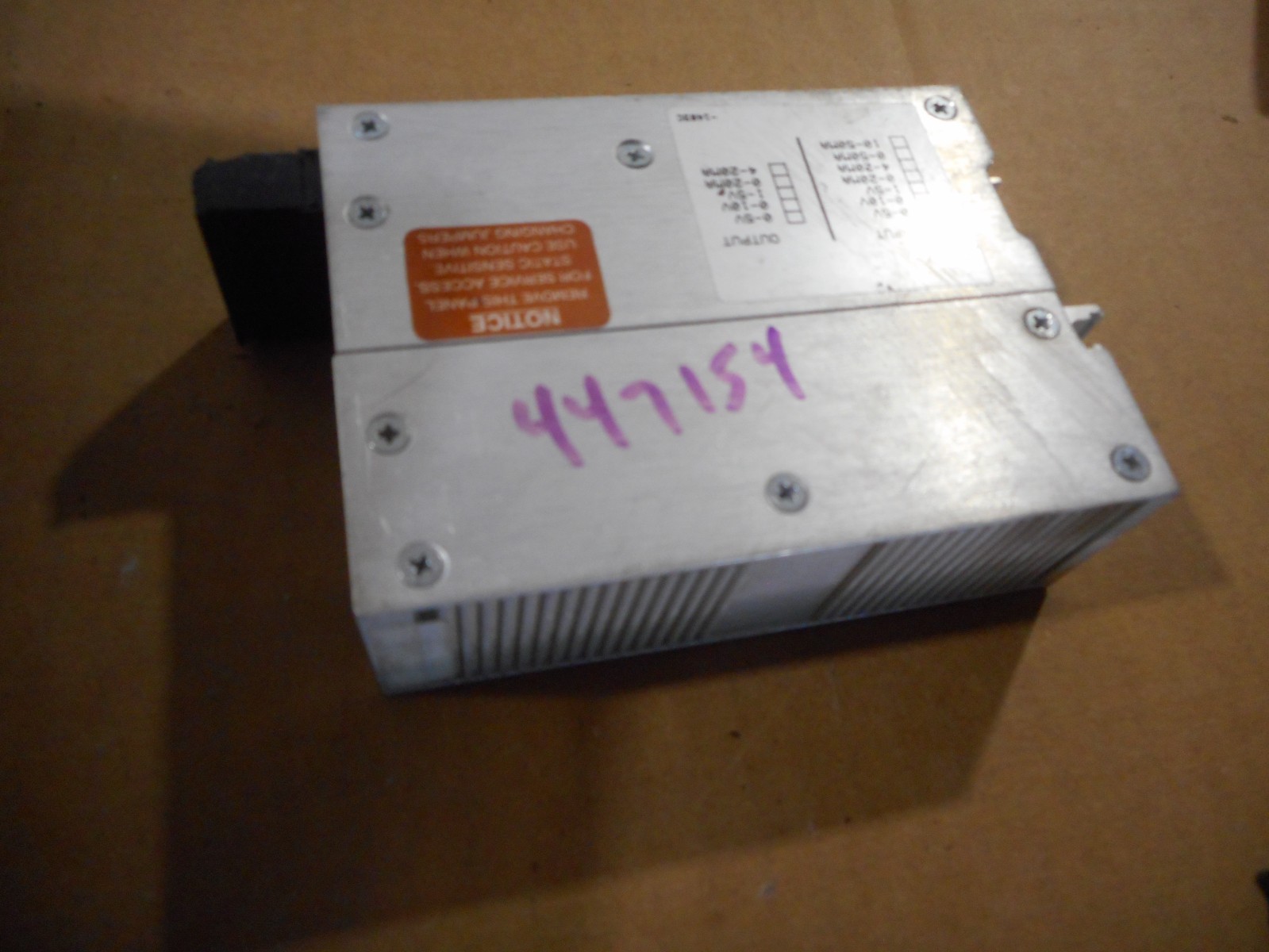 MOORE INDUSTRIES SIGNAL CONVERTER, FCT/PRG/PRG/U, (DIN) -SURPLUS-