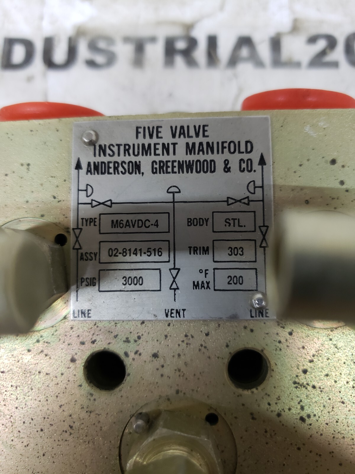 ANDERSON M6AVDC-4 GREENWOOD/MANIFOLD