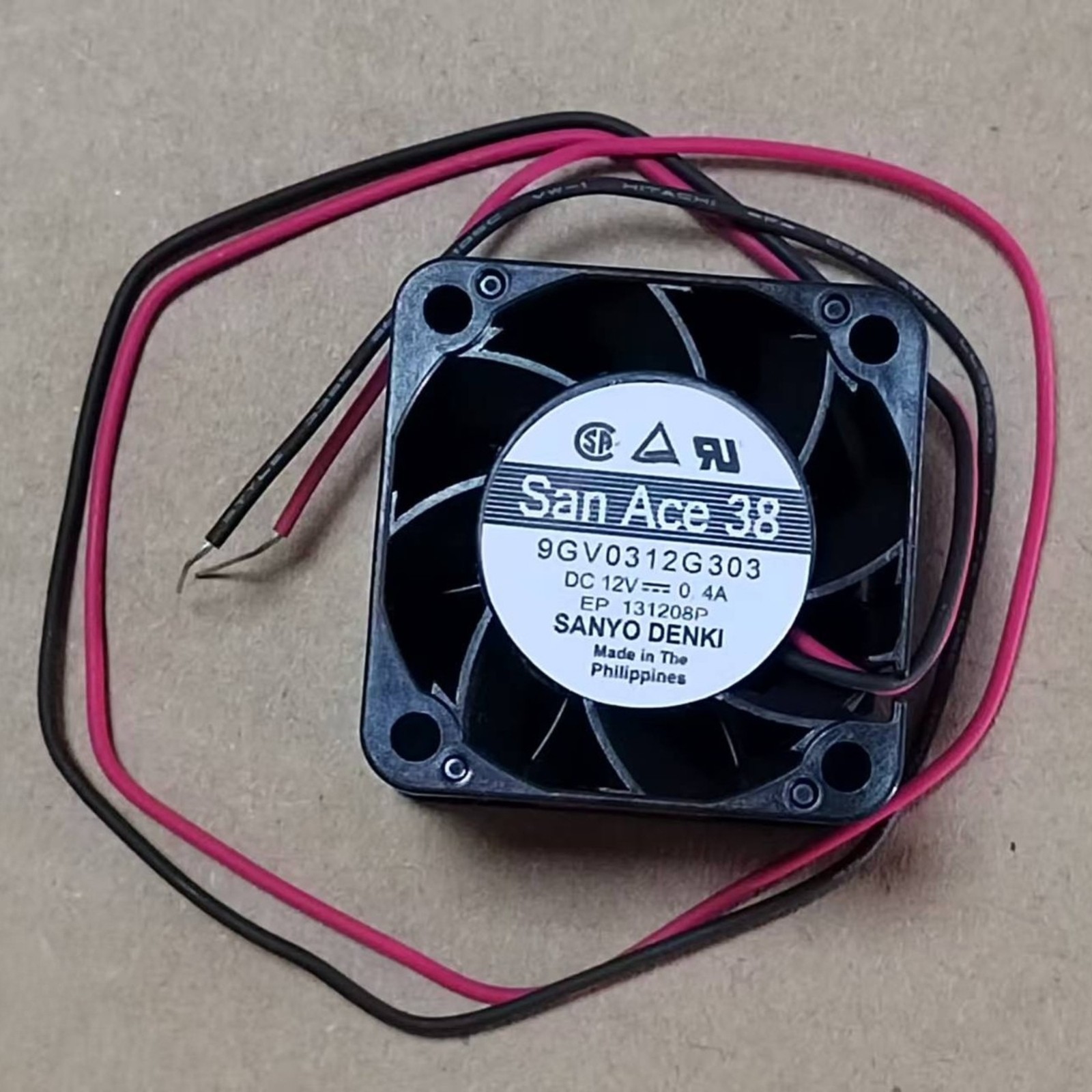 5pcs Sanyo SANYO 3828 3.8CM 9GV0312G303 12V DC 0.4A cooling fan San Ace 38