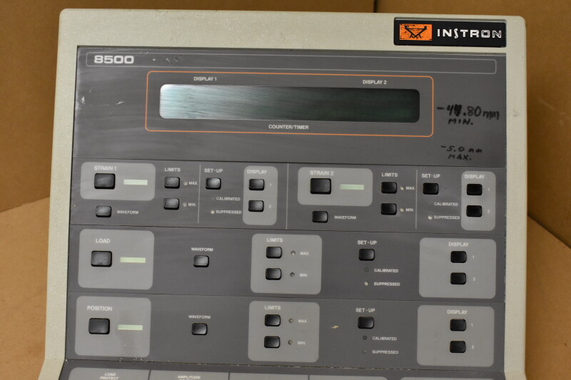 Instron 8500 series control panel 12.5 firmwear.