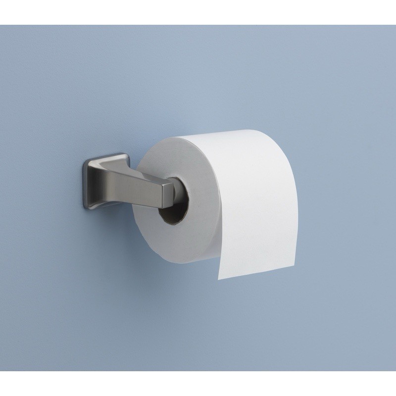 OakBrook 297-0404OB Die Cast Zinc Brushed Nickel Toilet Paper Holder 10 L in.