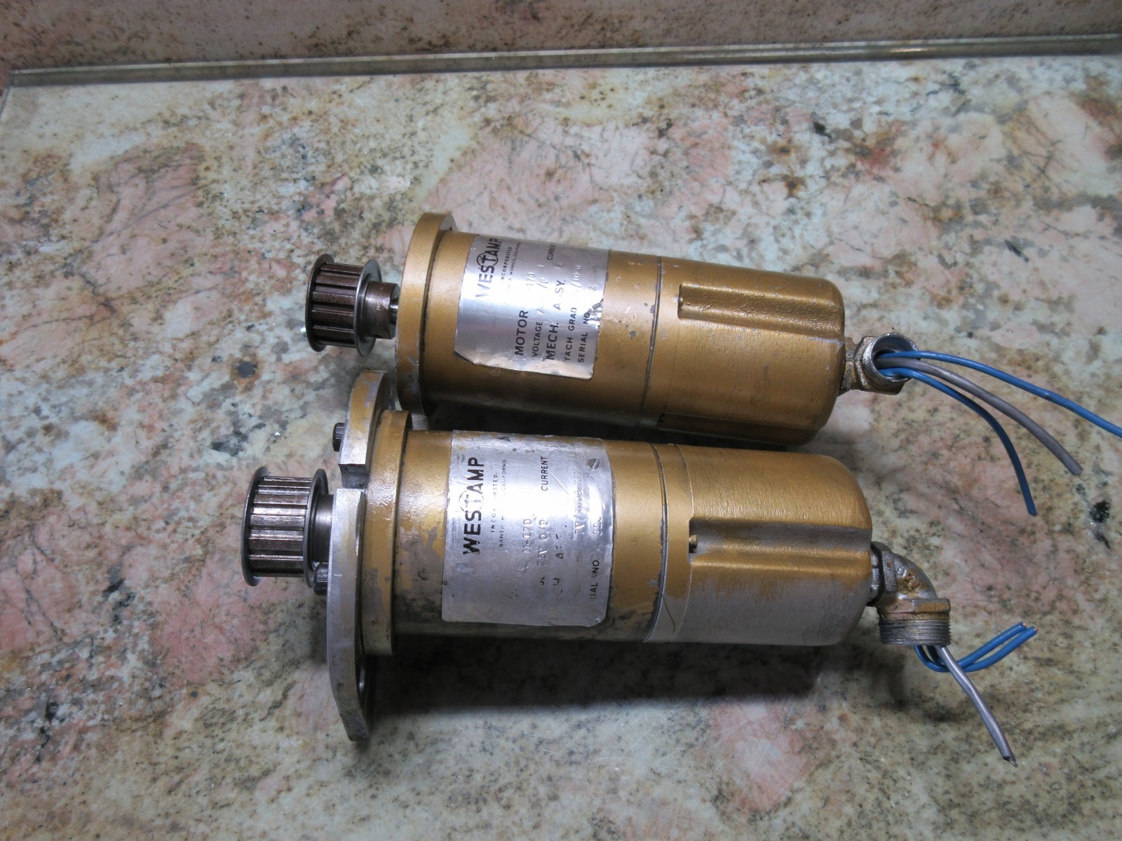 WESTAMP SERVO MOTOR M-170 75V 7V/1000 RPM BURKE J TYPE CNC MILL CNC3MD EACH