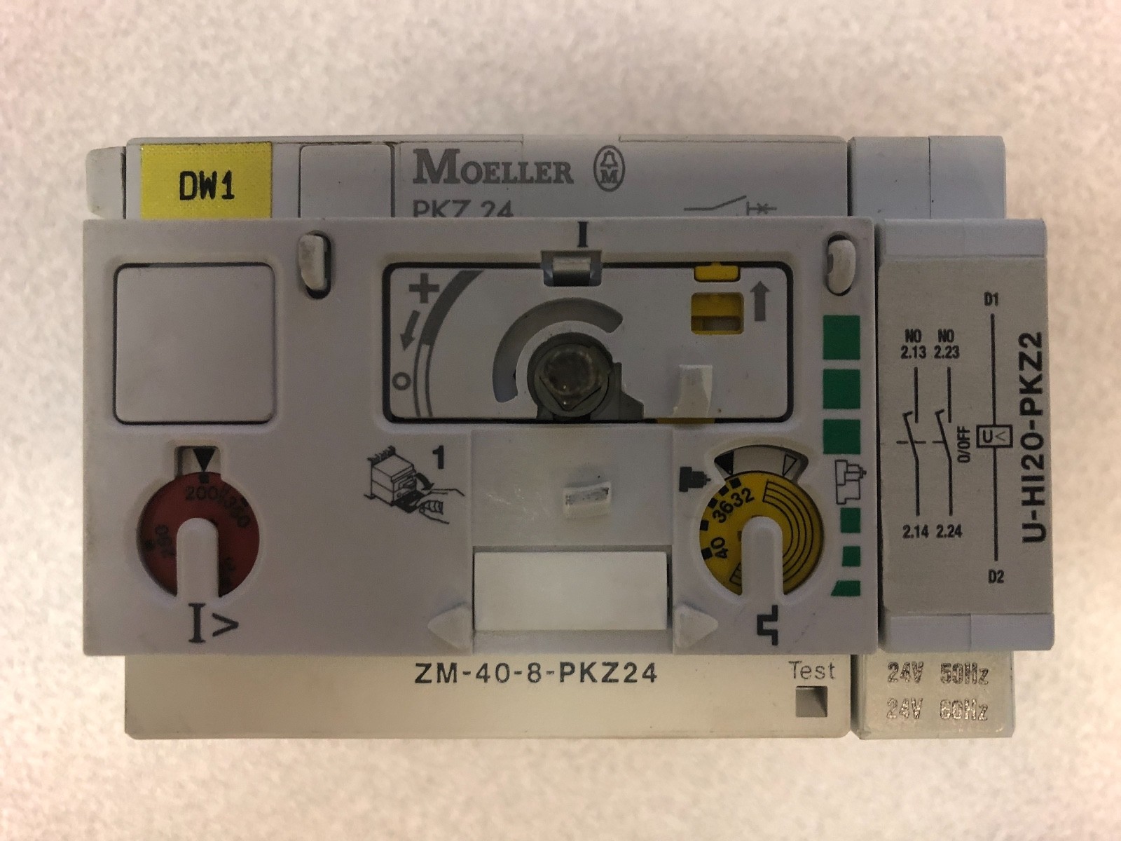 Moeller (LOT) ZM-40-8-PKZ24,U-H120-PKZ2,DIL00M-G-01,PKZMO-63,10, FAZ-D6,C63