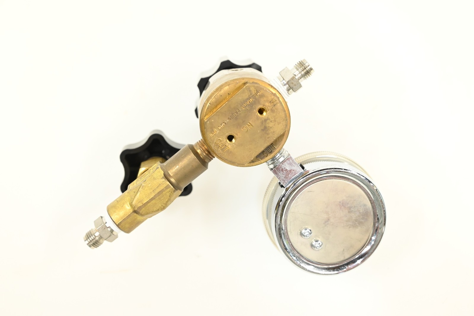 Matheson 3423 Brass High Purity Gas Regulator