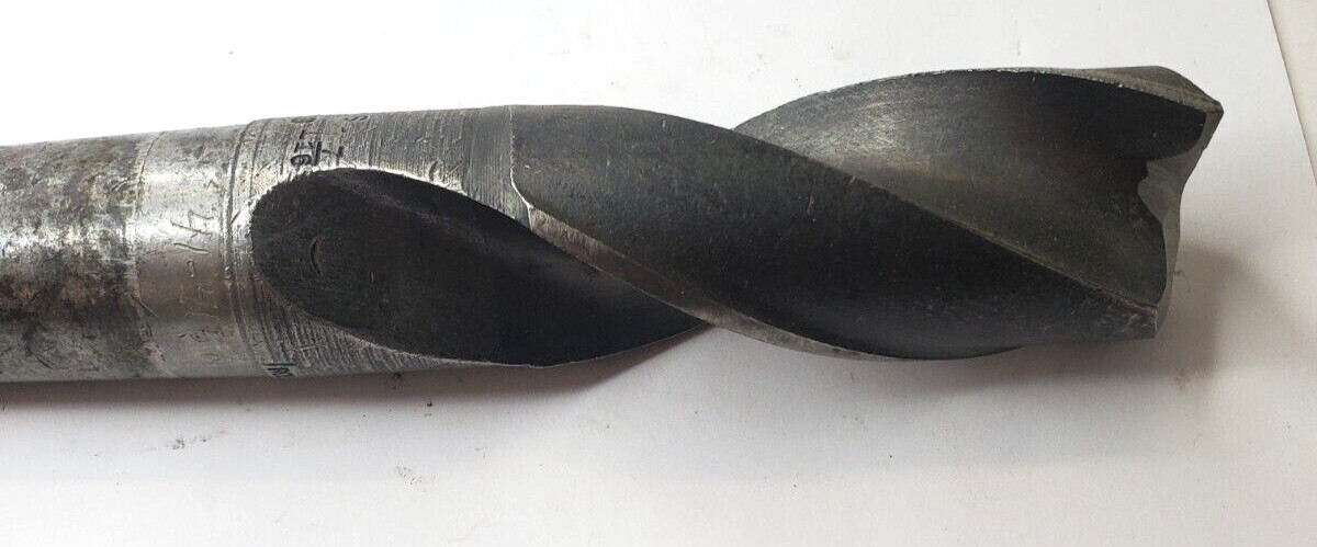 UNBRANDED TAPERED SHANK DRILL BIT 1-7/16 SPIRAL HS 9-5/8″ OAL 4-3/8″ LOC 2 FLUTE