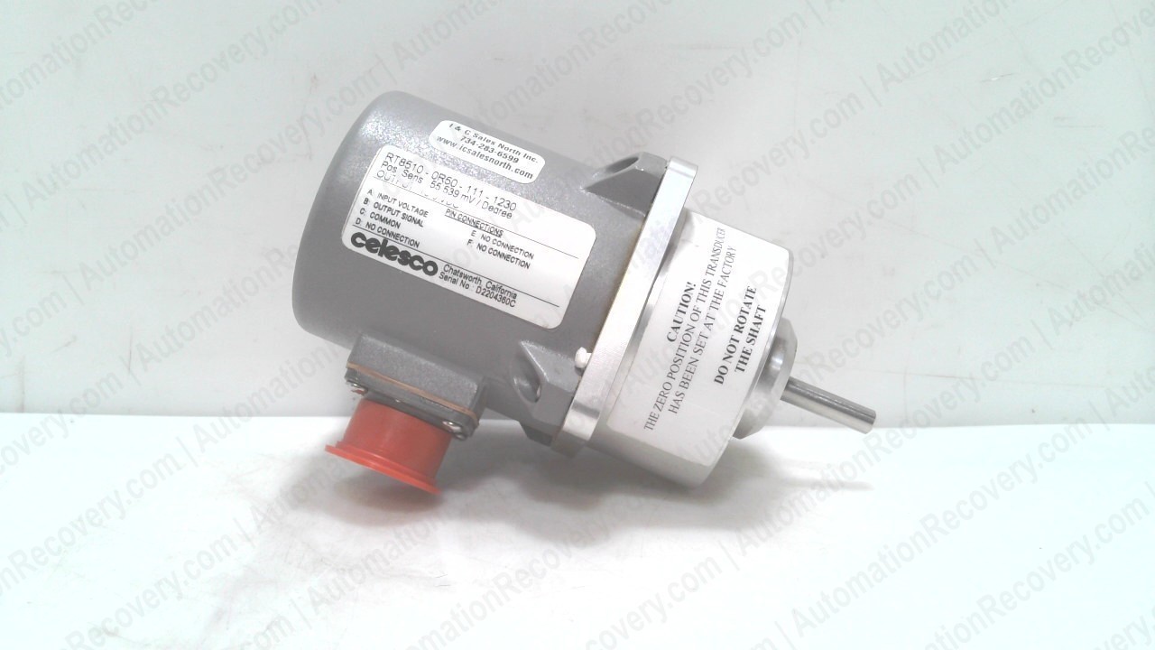 CELESCO RT8510-0R50-11-1230 ROTATIONAL POSTION TRANSDUCER #349708