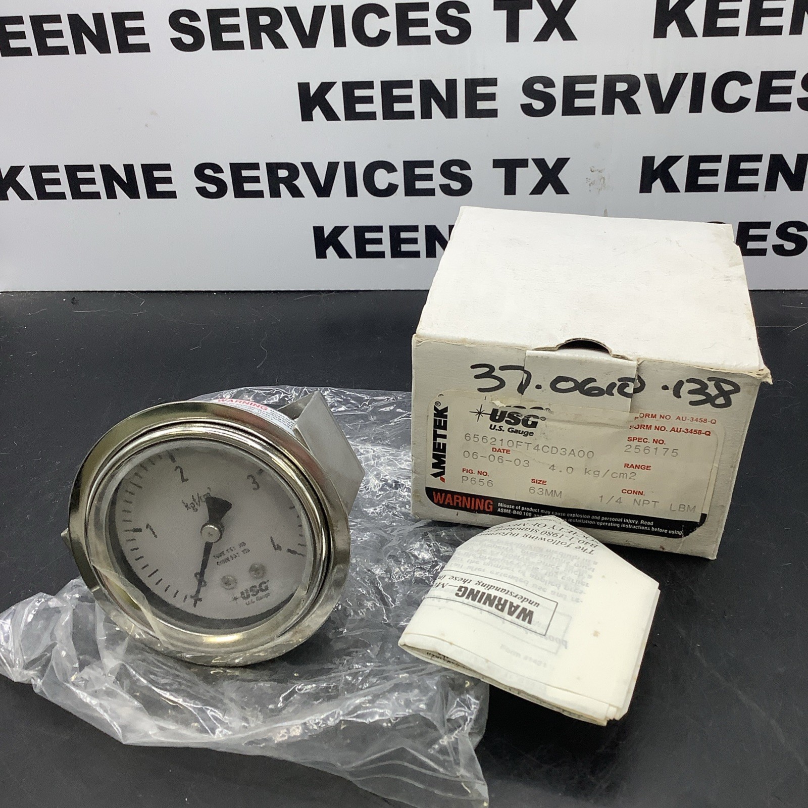 Ametek USG P656 Pressure Gauge