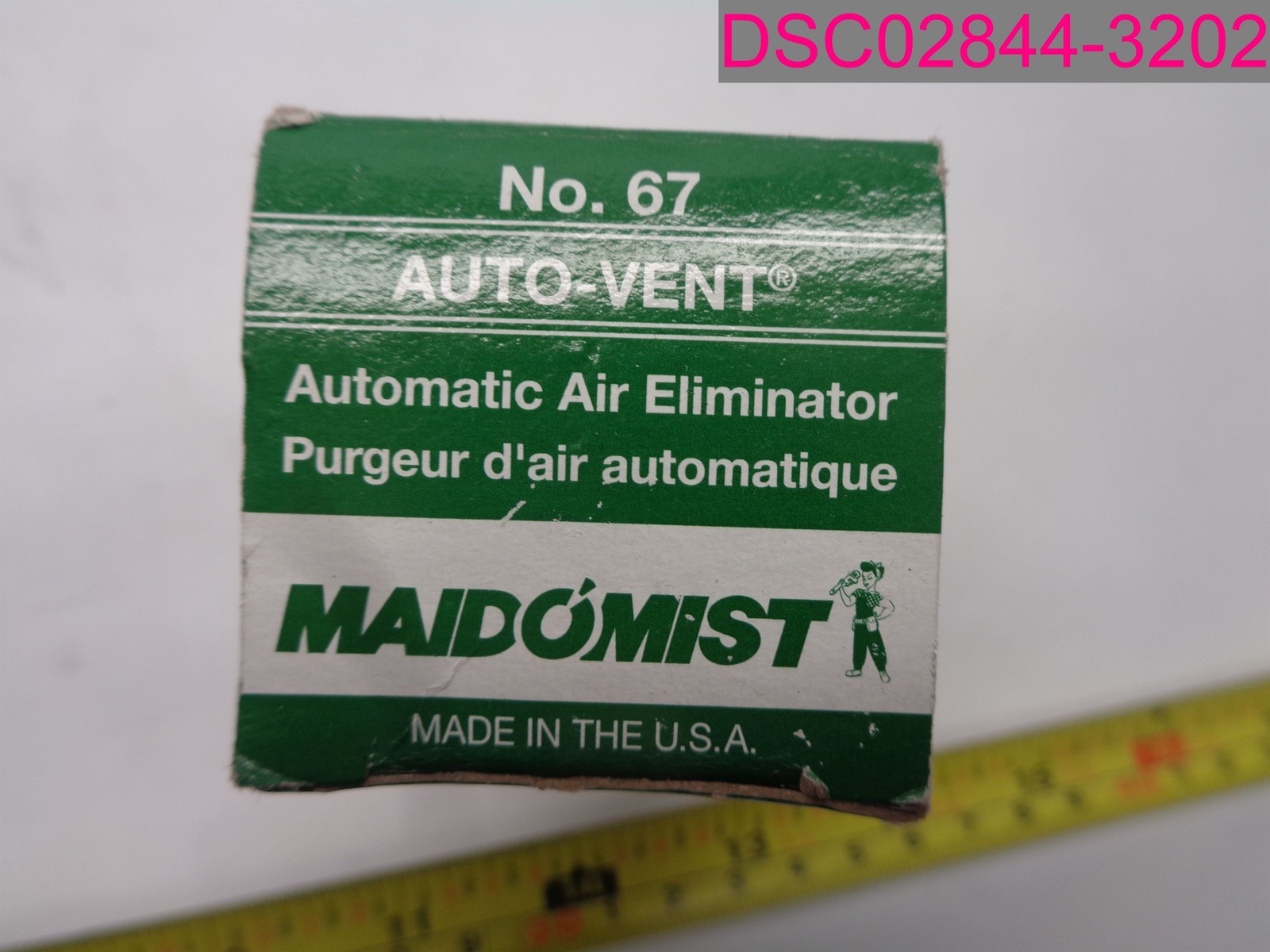 Maid O’ Mist No. 67 Auto-Vent, 1/8″