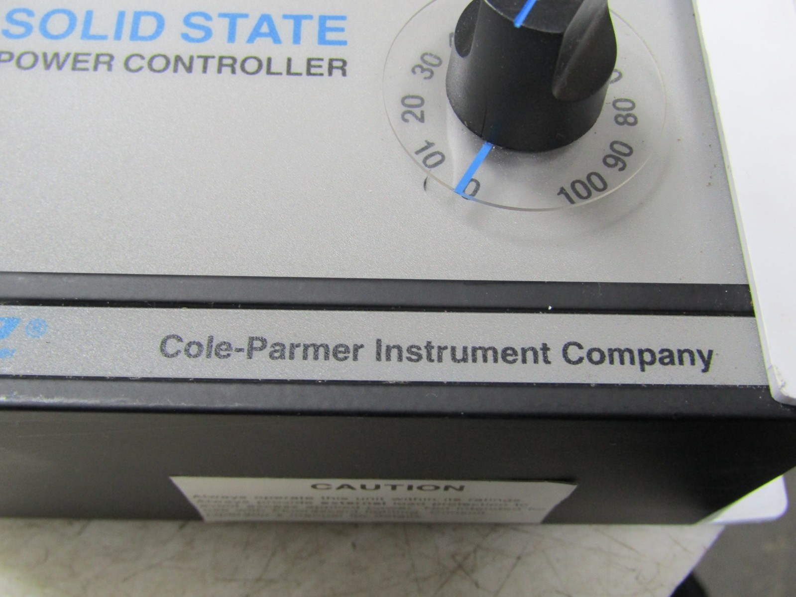 💥COLE-PARMER 2604-00 SOLID STATE POWER CONTROLLER 11 AMPS 120 VAC