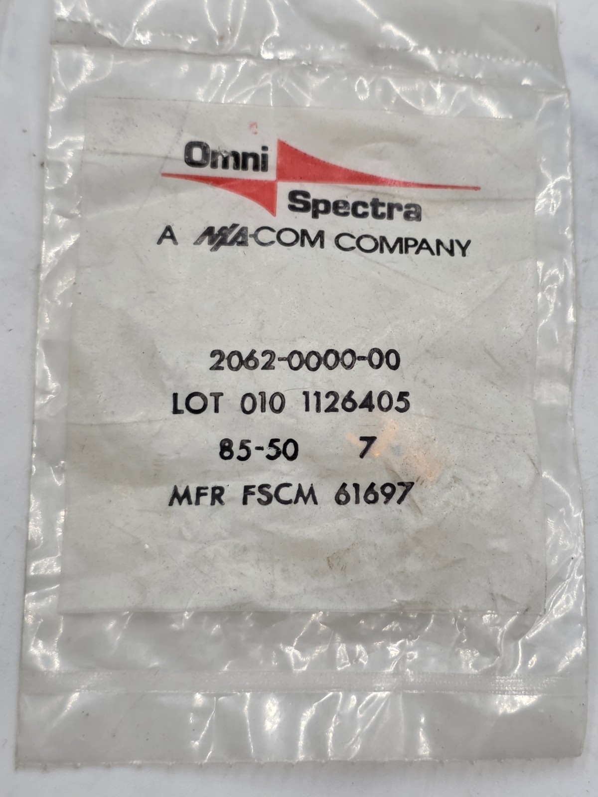 OMNI SPECTRA 2062-0000-00