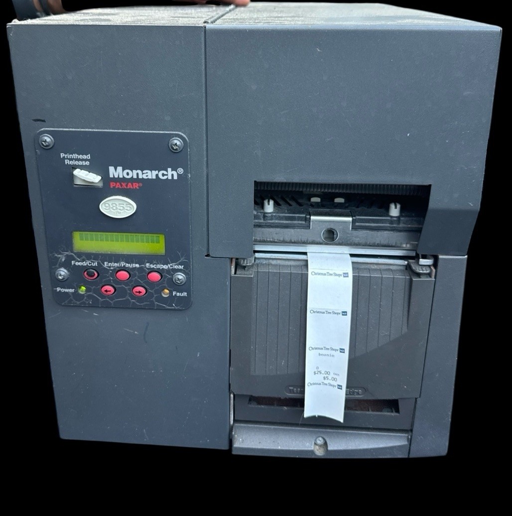 Morchch Paxar 939 Thermal Barcode Printer With Keyboard Input Pad Tested! HTF
