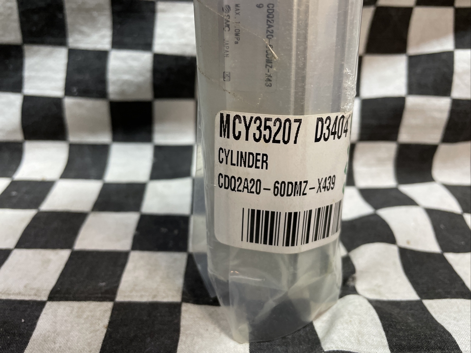 SMC CQ2-Z COMPACT CYLINDER, CDQ2A20-60DMZ-X439, SHIPSAMEDAY#1631F9